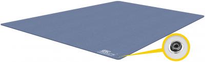 Electrostatic Dissipative Chair Floor Mat Sentica ED Sapphire Blue 1.22 x 1.5 m x 3 mm Antistatic ESD Rubber Floor Covering